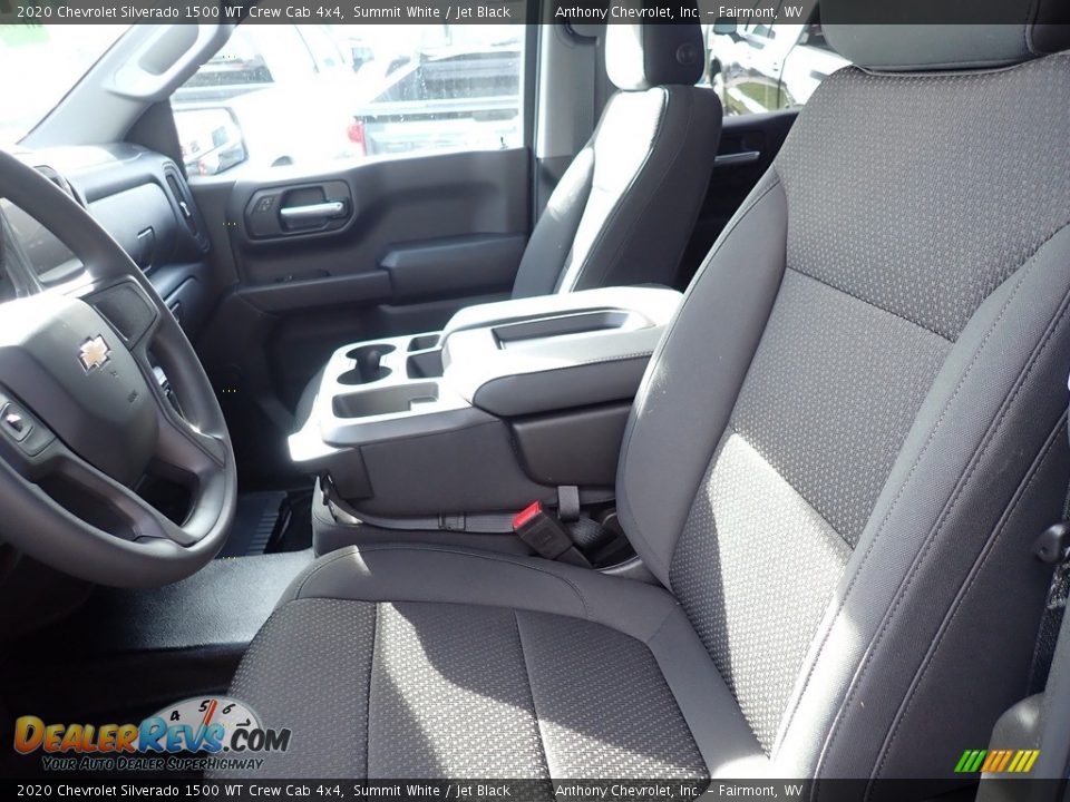 2020 Chevrolet Silverado 1500 WT Crew Cab 4x4 Summit White / Jet Black Photo #13