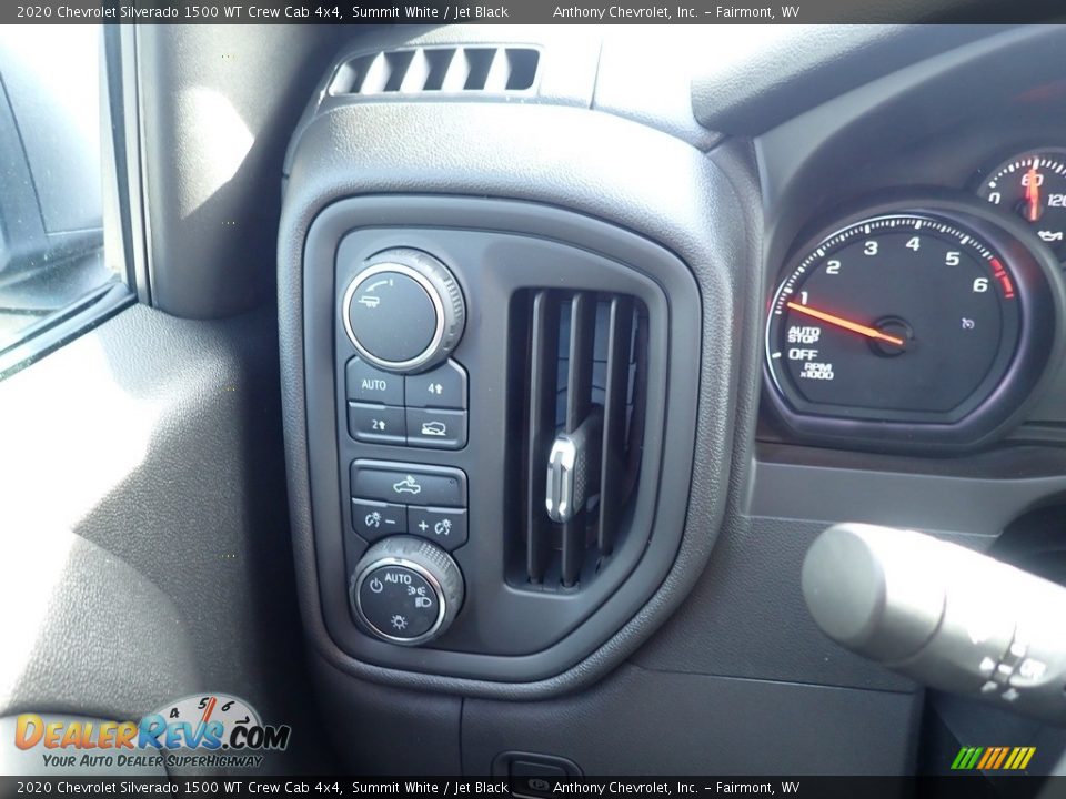 2020 Chevrolet Silverado 1500 WT Crew Cab 4x4 Summit White / Jet Black Photo #16