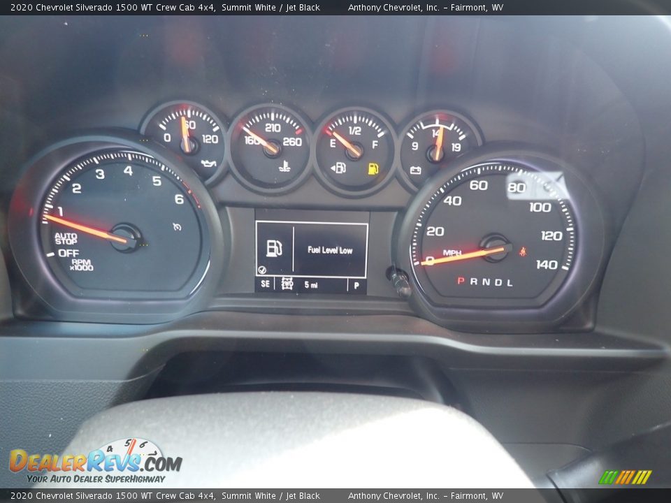 2020 Chevrolet Silverado 1500 WT Crew Cab 4x4 Summit White / Jet Black Photo #17