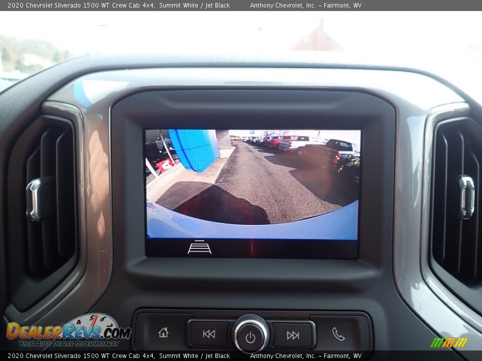 2020 Chevrolet Silverado 1500 WT Crew Cab 4x4 Summit White / Jet Black Photo #19