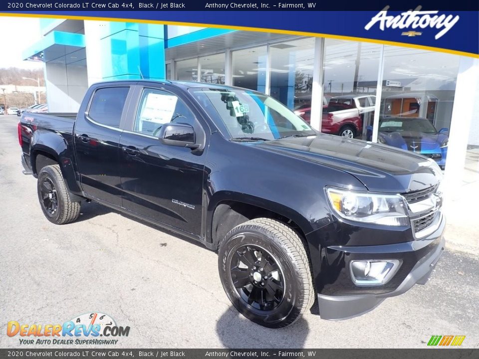 2020 Chevrolet Colorado LT Crew Cab 4x4 Black / Jet Black Photo #1