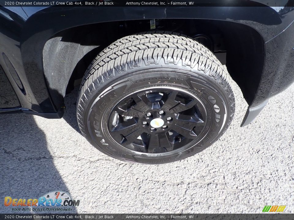 2020 Chevrolet Colorado LT Crew Cab 4x4 Black / Jet Black Photo #2