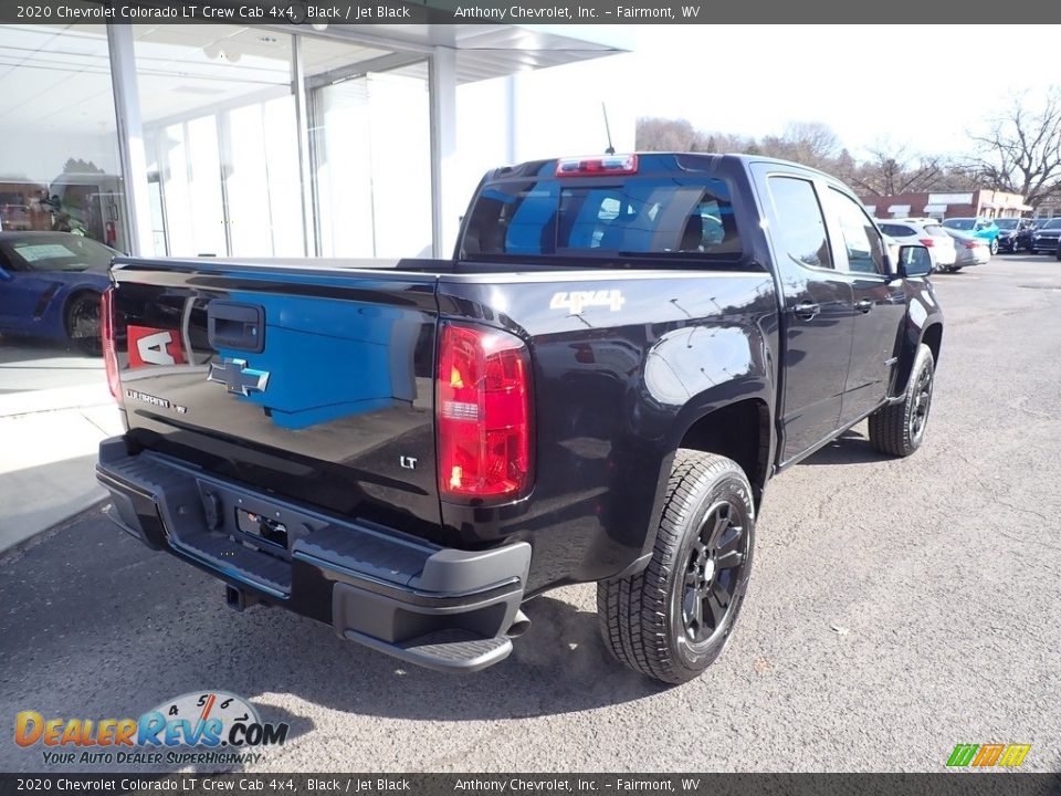 2020 Chevrolet Colorado LT Crew Cab 4x4 Black / Jet Black Photo #4