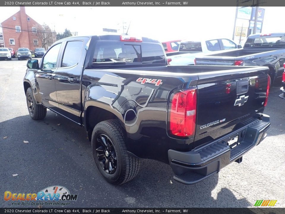 2020 Chevrolet Colorado LT Crew Cab 4x4 Black / Jet Black Photo #6