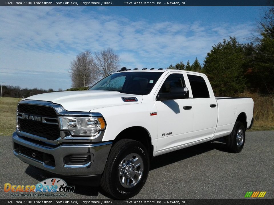 2020 Ram 2500 Tradesman Crew Cab 4x4 Bright White / Black Photo #2