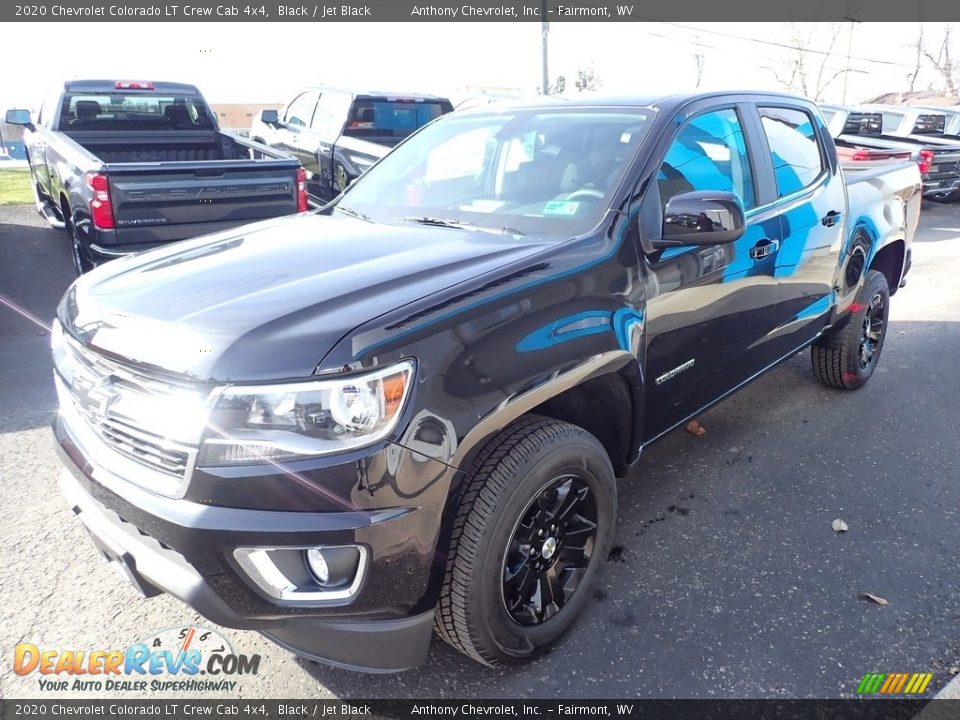 2020 Chevrolet Colorado LT Crew Cab 4x4 Black / Jet Black Photo #7