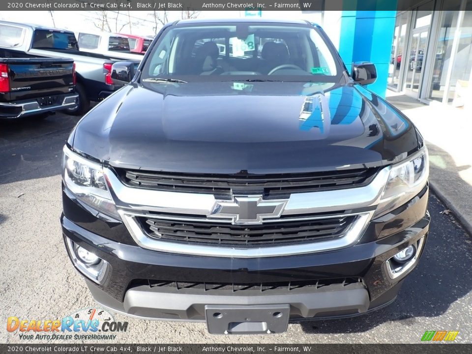 2020 Chevrolet Colorado LT Crew Cab 4x4 Black / Jet Black Photo #8