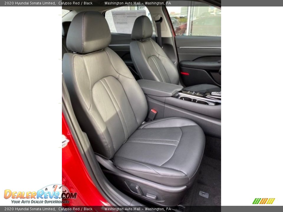2020 Hyundai Sonata Limited Calypso Red / Black Photo #25