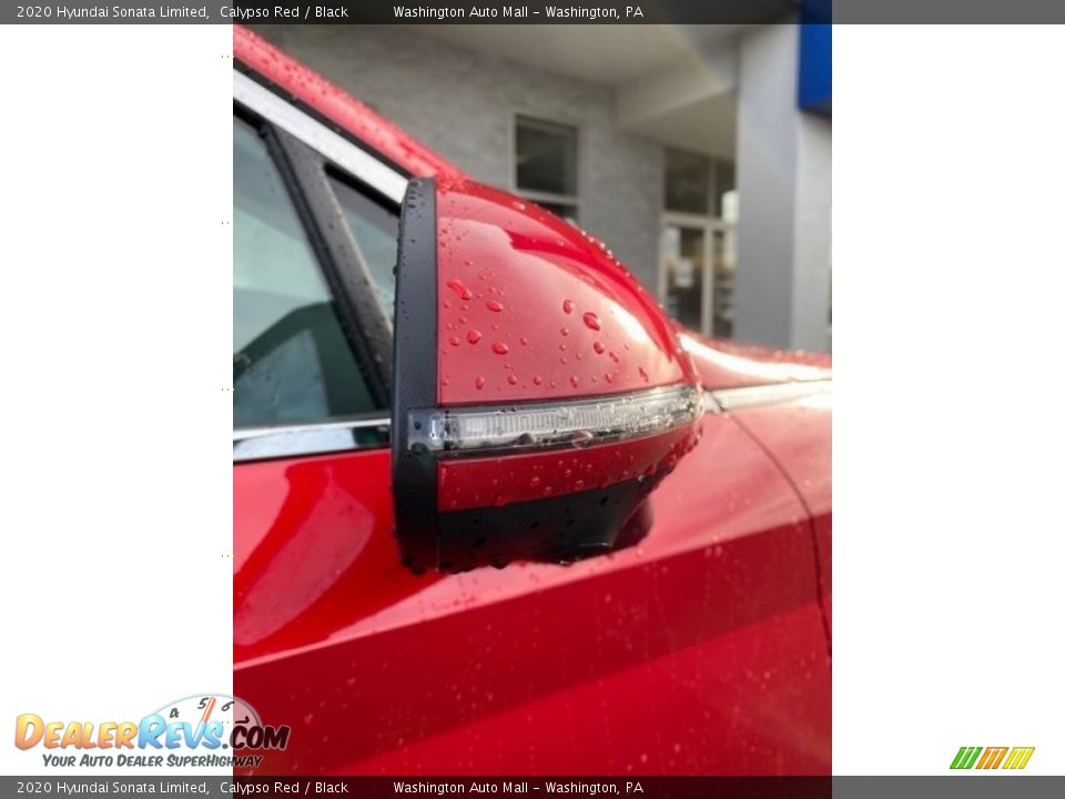 2020 Hyundai Sonata Limited Calypso Red / Black Photo #27