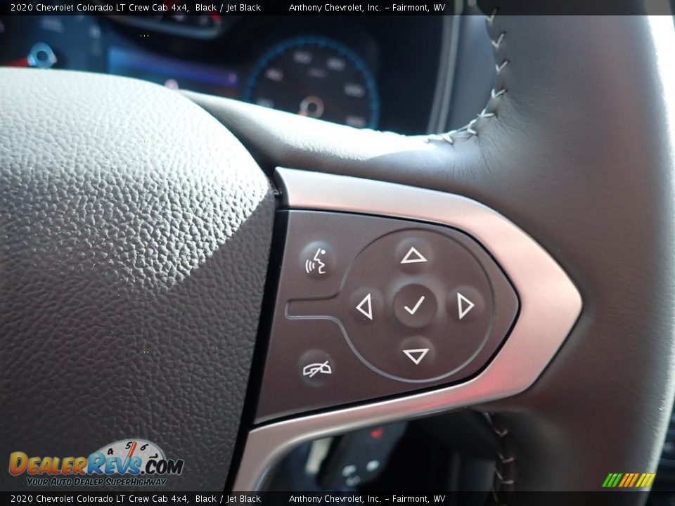 2020 Chevrolet Colorado LT Crew Cab 4x4 Black / Jet Black Photo #19