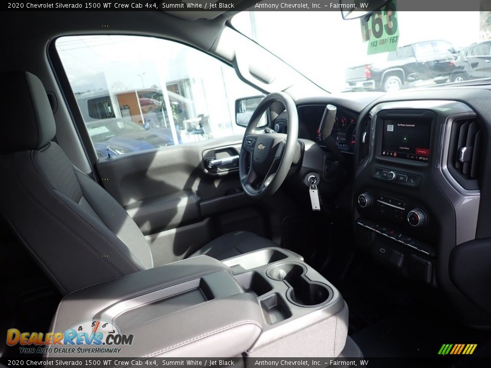 2020 Chevrolet Silverado 1500 WT Crew Cab 4x4 Summit White / Jet Black Photo #4