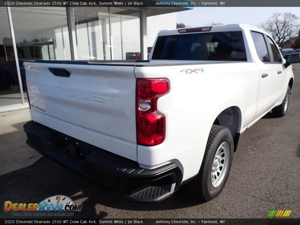 2020 Chevrolet Silverado 1500 WT Crew Cab 4x4 Summit White / Jet Black Photo #7