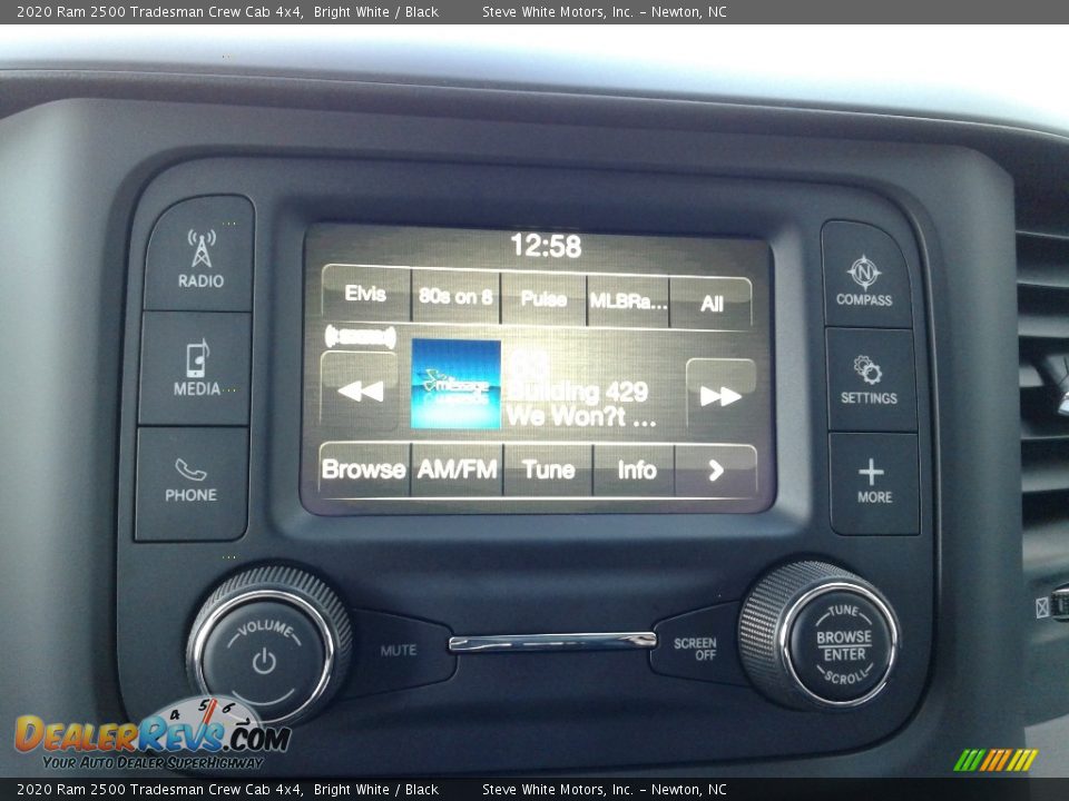 2020 Ram 2500 Tradesman Crew Cab 4x4 Bright White / Black Photo #22