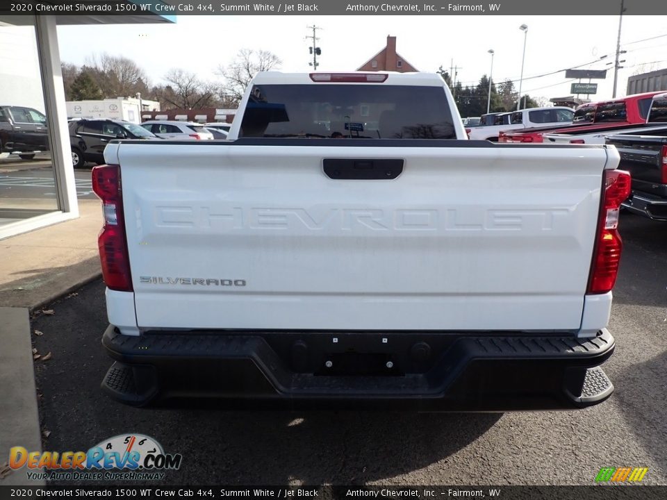 2020 Chevrolet Silverado 1500 WT Crew Cab 4x4 Summit White / Jet Black Photo #8