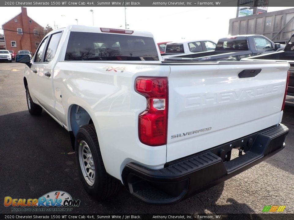 2020 Chevrolet Silverado 1500 WT Crew Cab 4x4 Summit White / Jet Black Photo #9