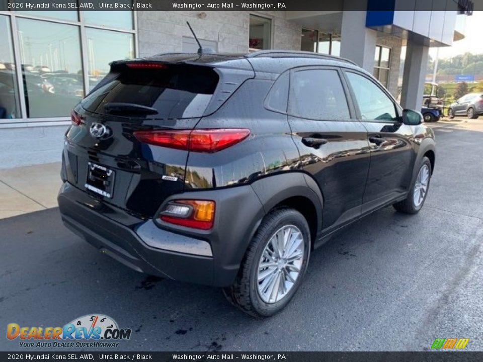2020 Hyundai Kona SEL AWD Ultra Black / Black Photo #4