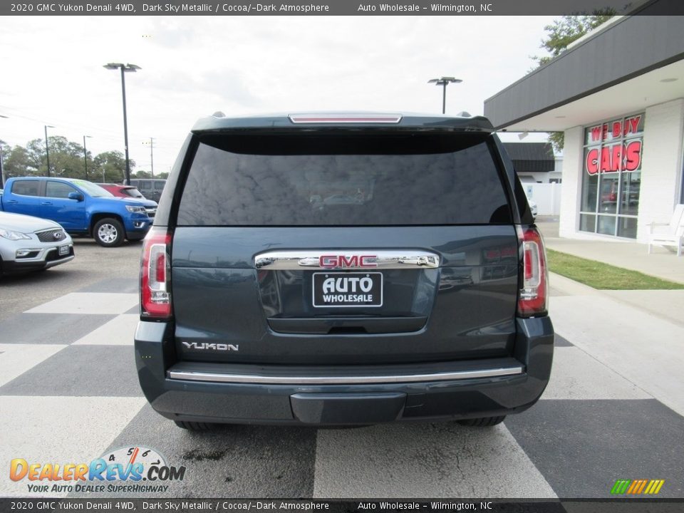 2020 GMC Yukon Denali 4WD Dark Sky Metallic / Cocoa/­Dark Atmosphere Photo #4