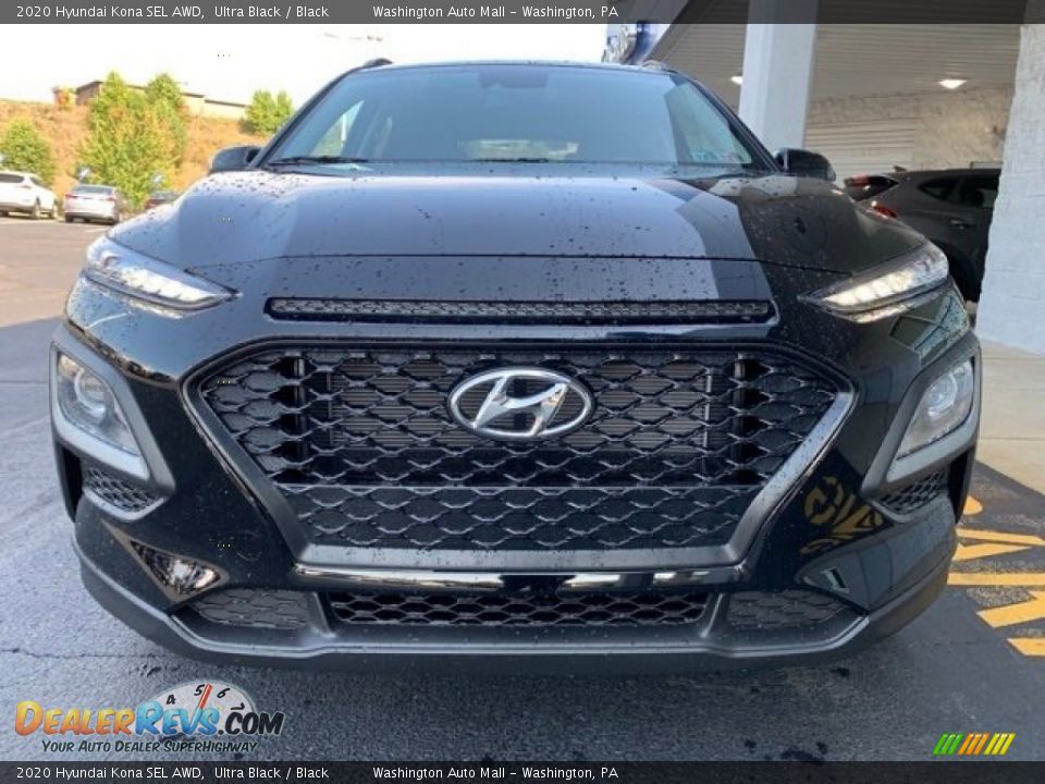 2020 Hyundai Kona SEL AWD Ultra Black / Black Photo #8