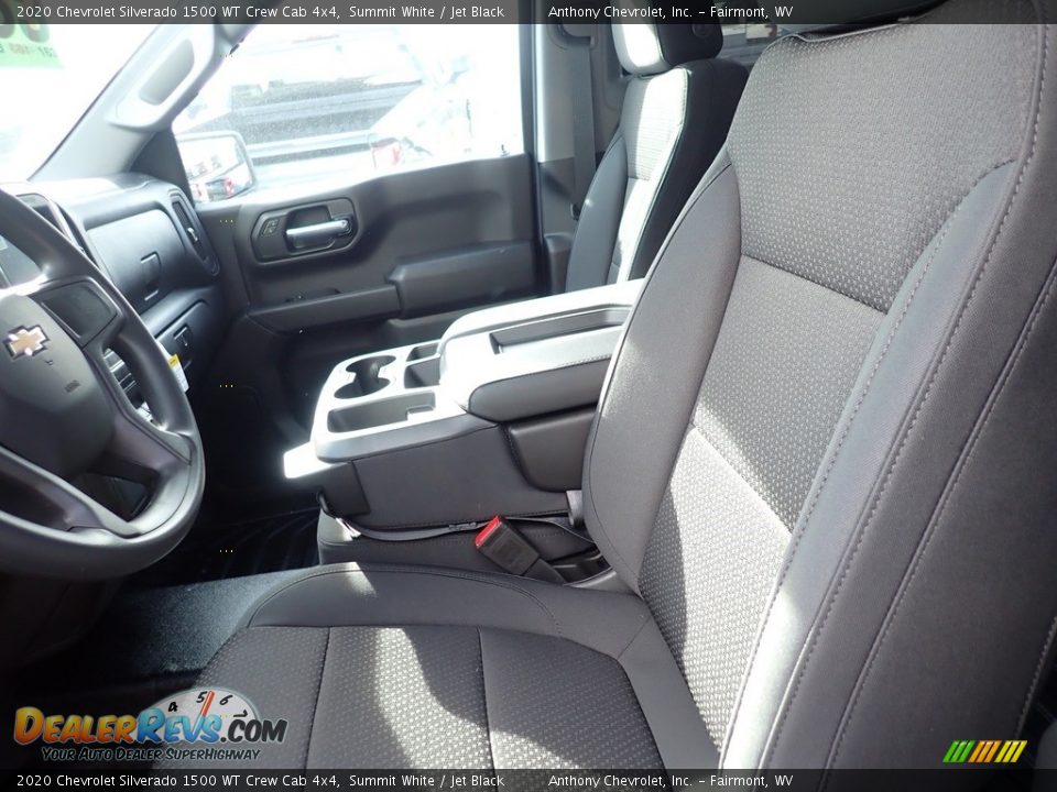 2020 Chevrolet Silverado 1500 WT Crew Cab 4x4 Summit White / Jet Black Photo #14