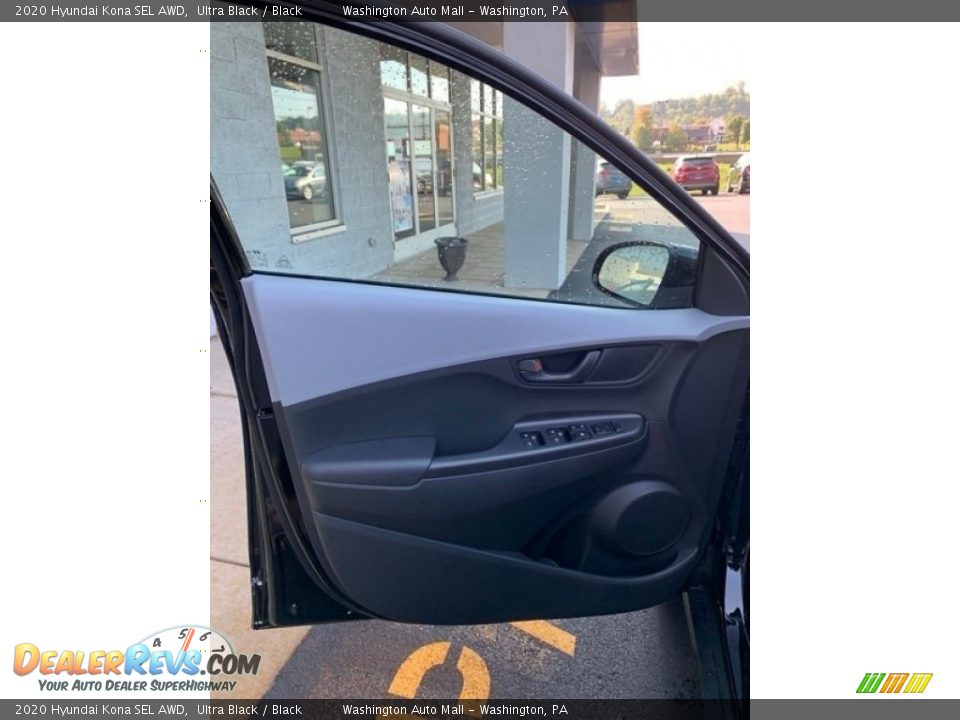 2020 Hyundai Kona SEL AWD Ultra Black / Black Photo #11