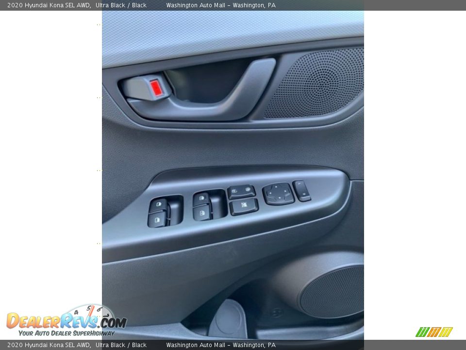 2020 Hyundai Kona SEL AWD Ultra Black / Black Photo #12