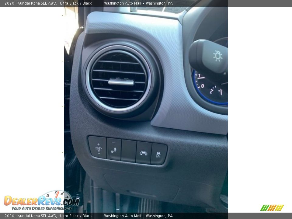 2020 Hyundai Kona SEL AWD Ultra Black / Black Photo #13