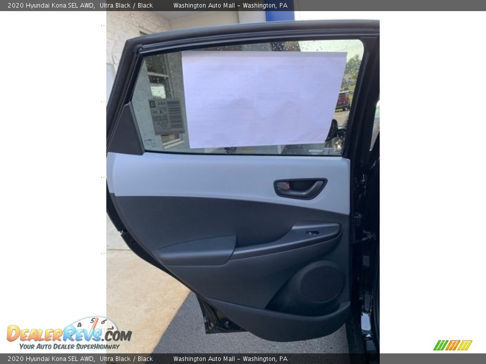 2020 Hyundai Kona SEL AWD Ultra Black / Black Photo #17