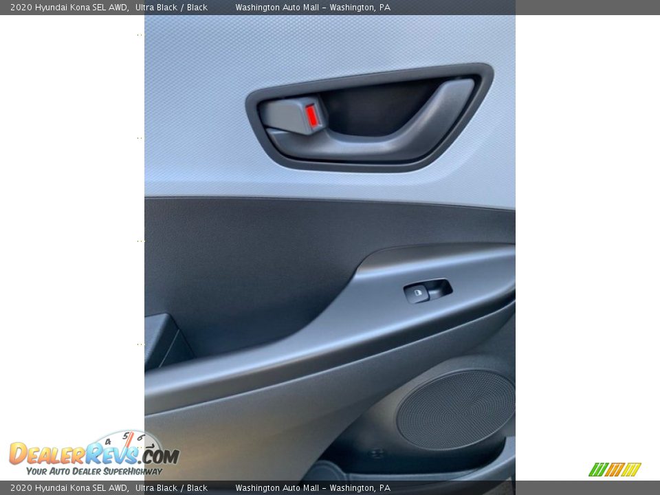 2020 Hyundai Kona SEL AWD Ultra Black / Black Photo #18
