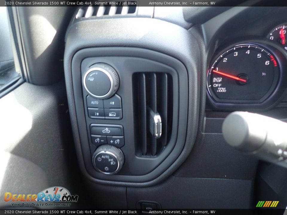 2020 Chevrolet Silverado 1500 WT Crew Cab 4x4 Summit White / Jet Black Photo #21