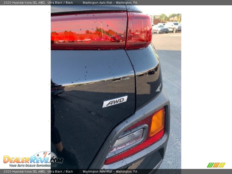 2020 Hyundai Kona SEL AWD Ultra Black / Black Photo #23