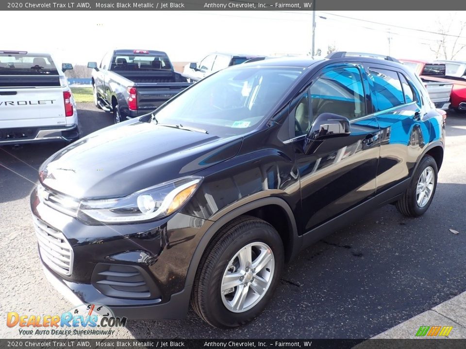 2020 Chevrolet Trax LT AWD Mosaic Black Metallic / Jet Black Photo #7