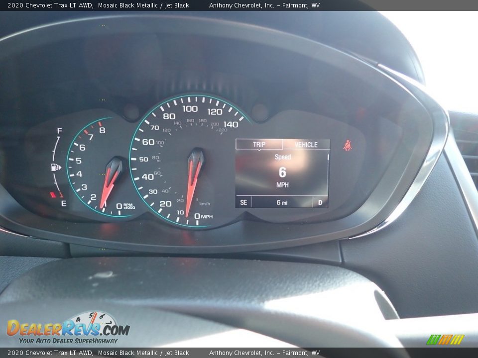 2020 Chevrolet Trax LT AWD Mosaic Black Metallic / Jet Black Photo #19