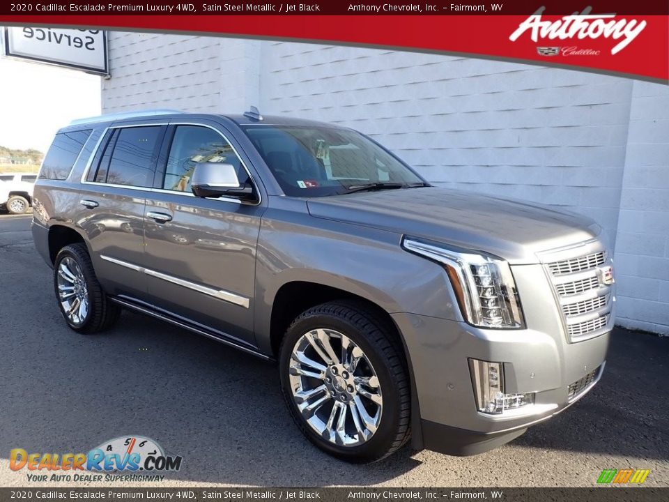 2020 Cadillac Escalade Premium Luxury 4WD Satin Steel Metallic / Jet Black Photo #1