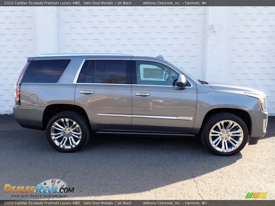 Satin Steel Metallic 2020 Cadillac Escalade Premium Luxury 4WD Photo #3