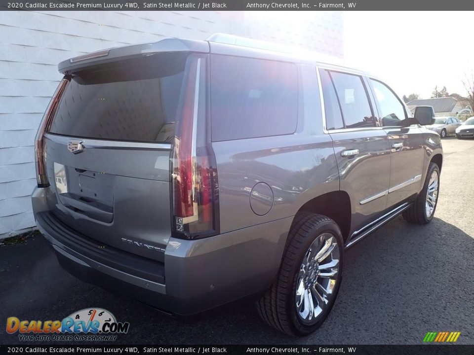2020 Cadillac Escalade Premium Luxury 4WD Satin Steel Metallic / Jet Black Photo #5