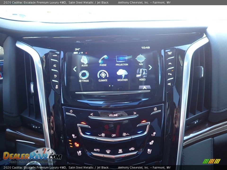 2020 Cadillac Escalade Premium Luxury 4WD Satin Steel Metallic / Jet Black Photo #16