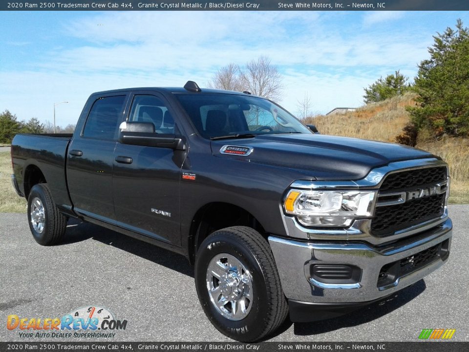 2020 Ram 2500 Tradesman Crew Cab 4x4 Granite Crystal Metallic / Black/Diesel Gray Photo #4