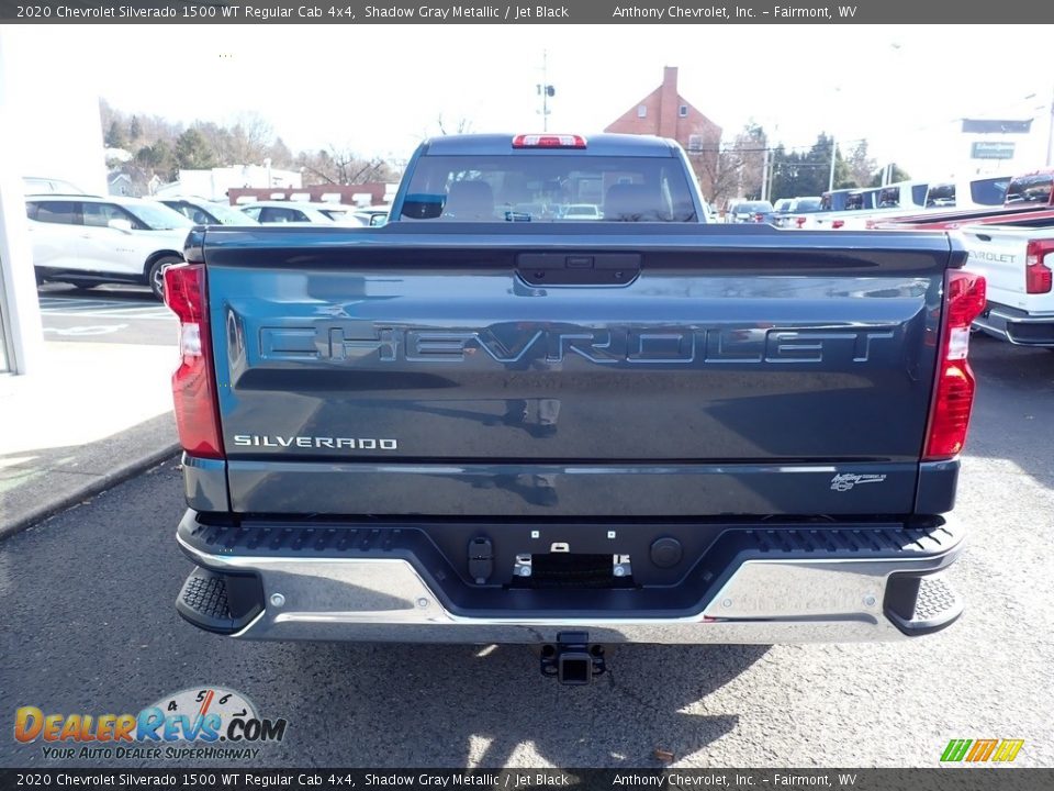 2020 Chevrolet Silverado 1500 WT Regular Cab 4x4 Shadow Gray Metallic / Jet Black Photo #5