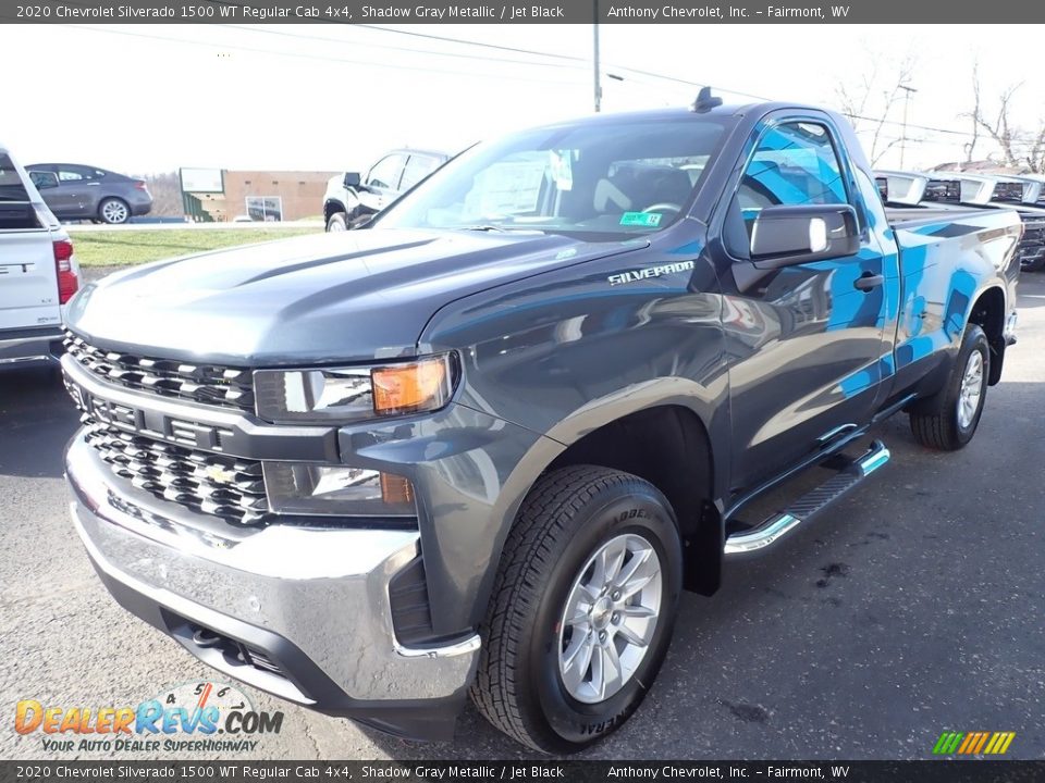 2020 Chevrolet Silverado 1500 WT Regular Cab 4x4 Shadow Gray Metallic / Jet Black Photo #7