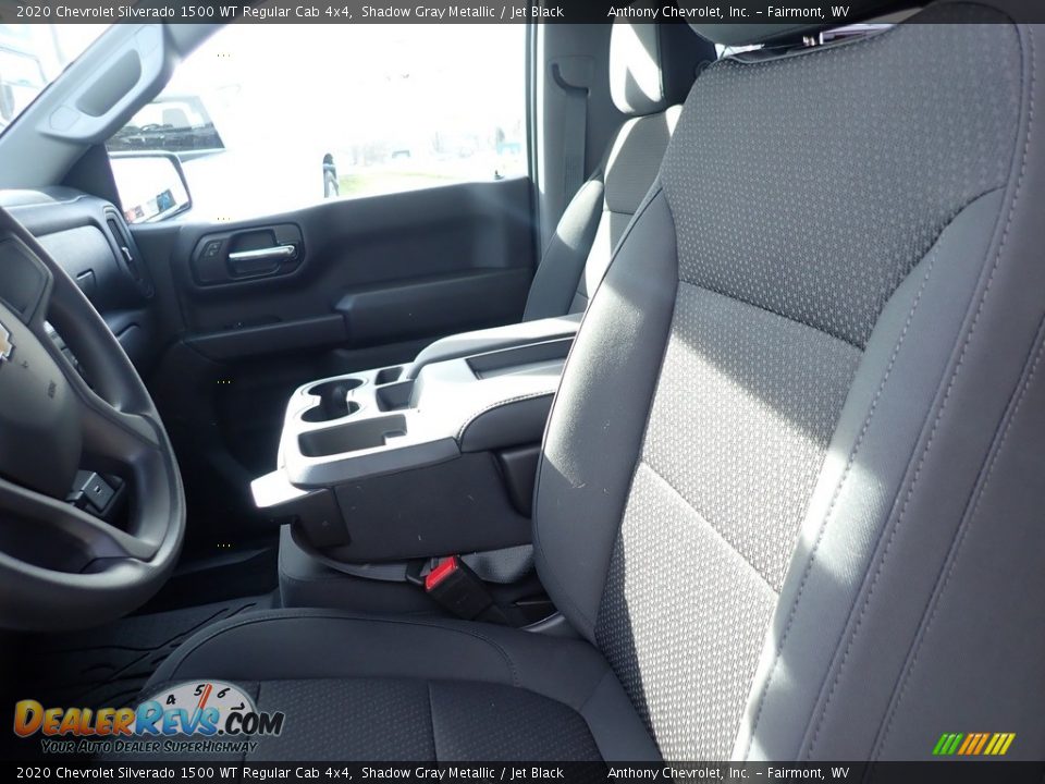 2020 Chevrolet Silverado 1500 WT Regular Cab 4x4 Shadow Gray Metallic / Jet Black Photo #13