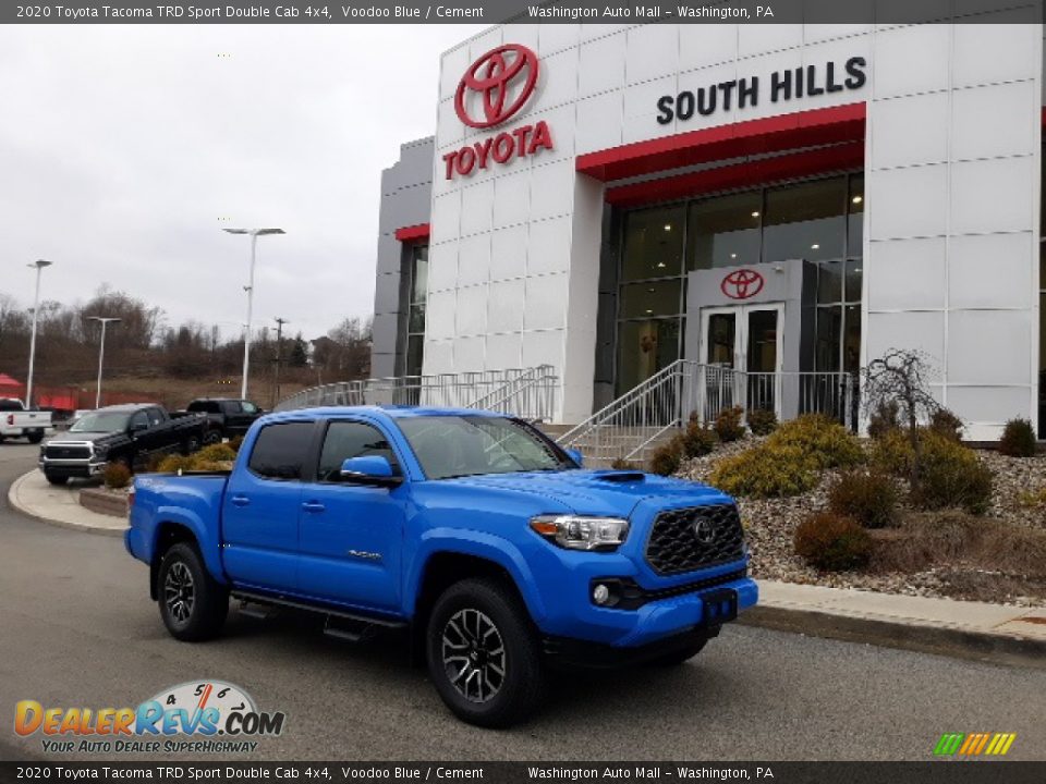 2020 Toyota Tacoma TRD Sport Double Cab 4x4 Voodoo Blue / Cement Photo #1