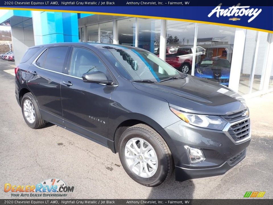 2020 Chevrolet Equinox LT AWD Nightfall Gray Metallic / Jet Black Photo #1