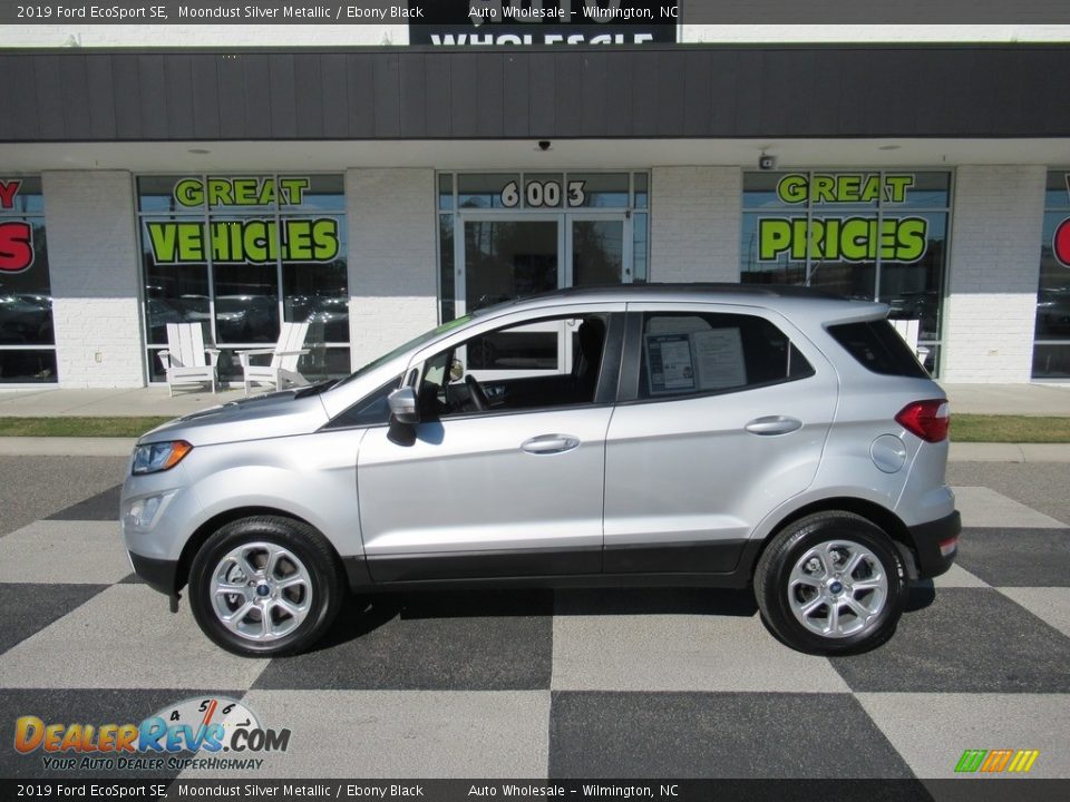 2019 Ford EcoSport SE Moondust Silver Metallic / Ebony Black Photo #1