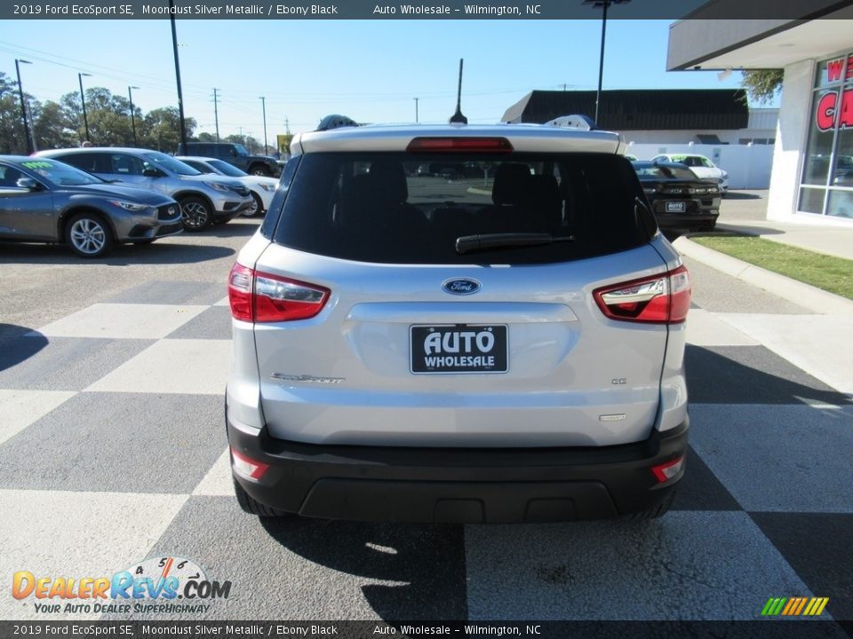 2019 Ford EcoSport SE Moondust Silver Metallic / Ebony Black Photo #4