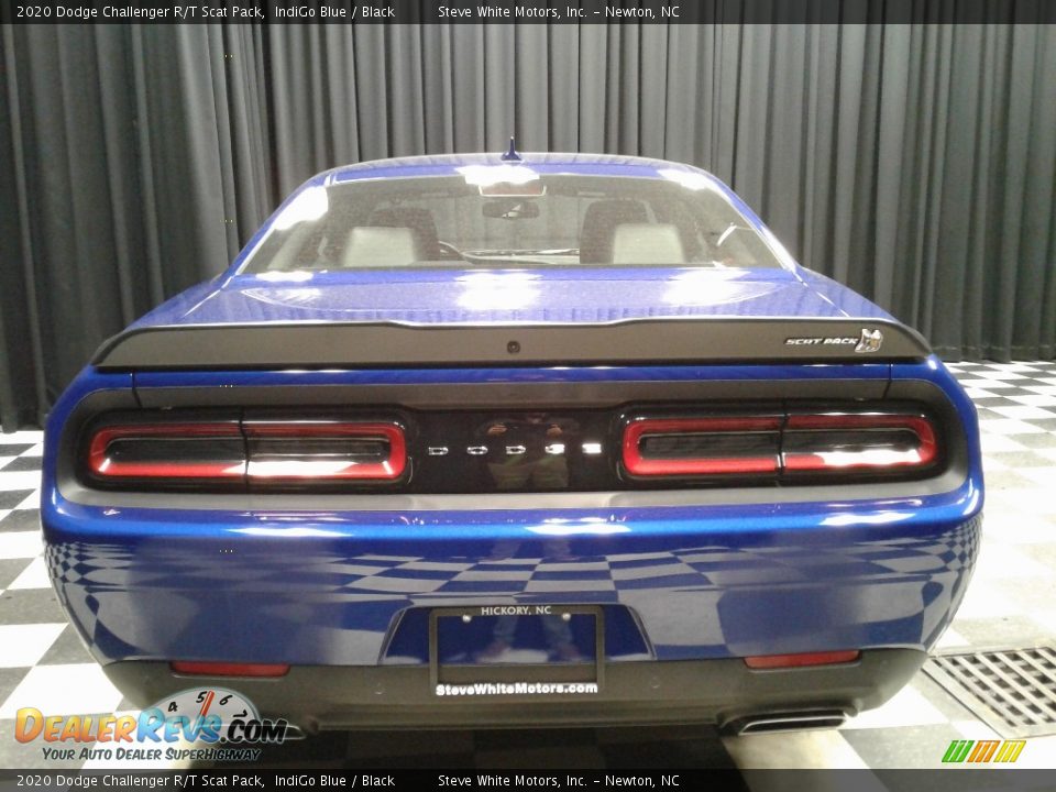 2020 Dodge Challenger R/T Scat Pack IndiGo Blue / Black Photo #7
