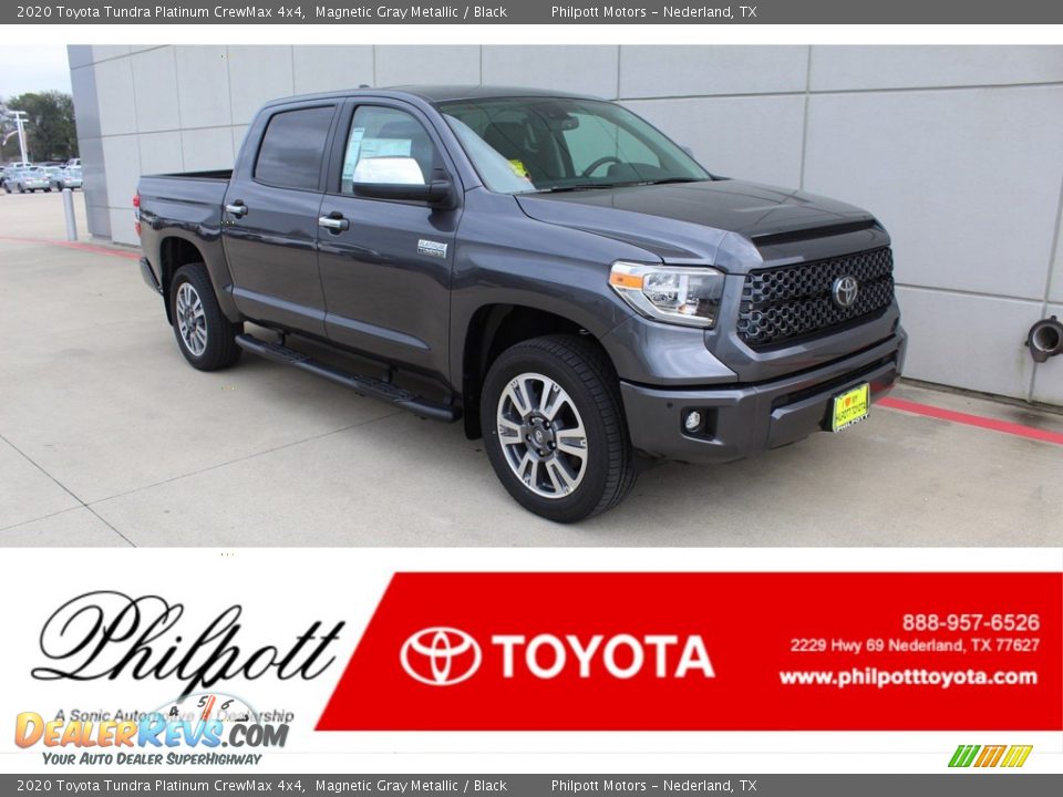 2020 Toyota Tundra Platinum CrewMax 4x4 Magnetic Gray Metallic / Black Photo #1