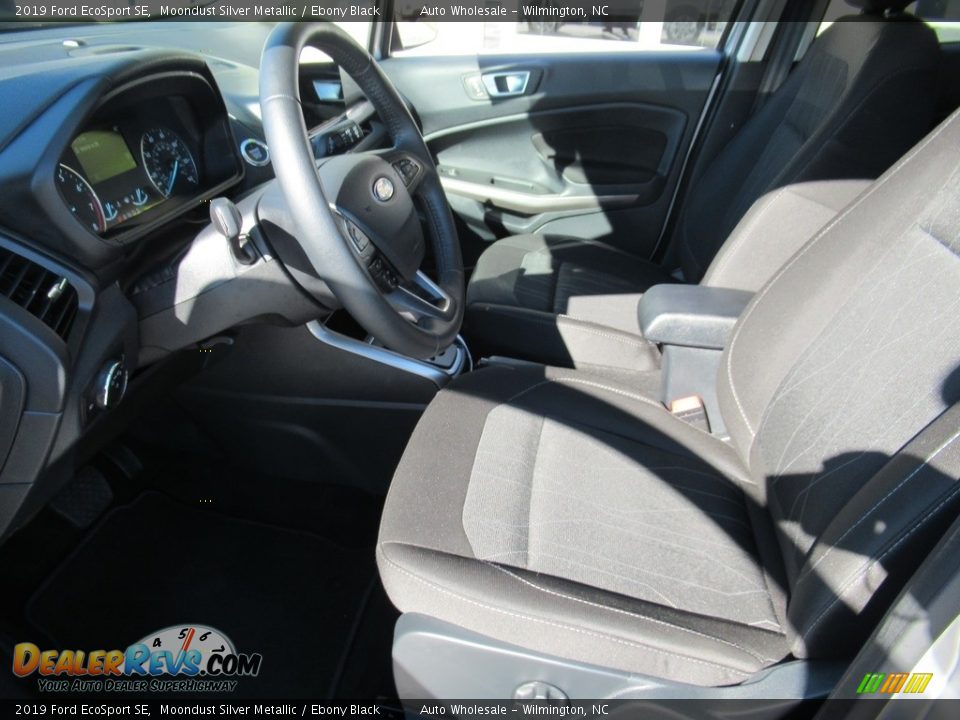 2019 Ford EcoSport SE Moondust Silver Metallic / Ebony Black Photo #10