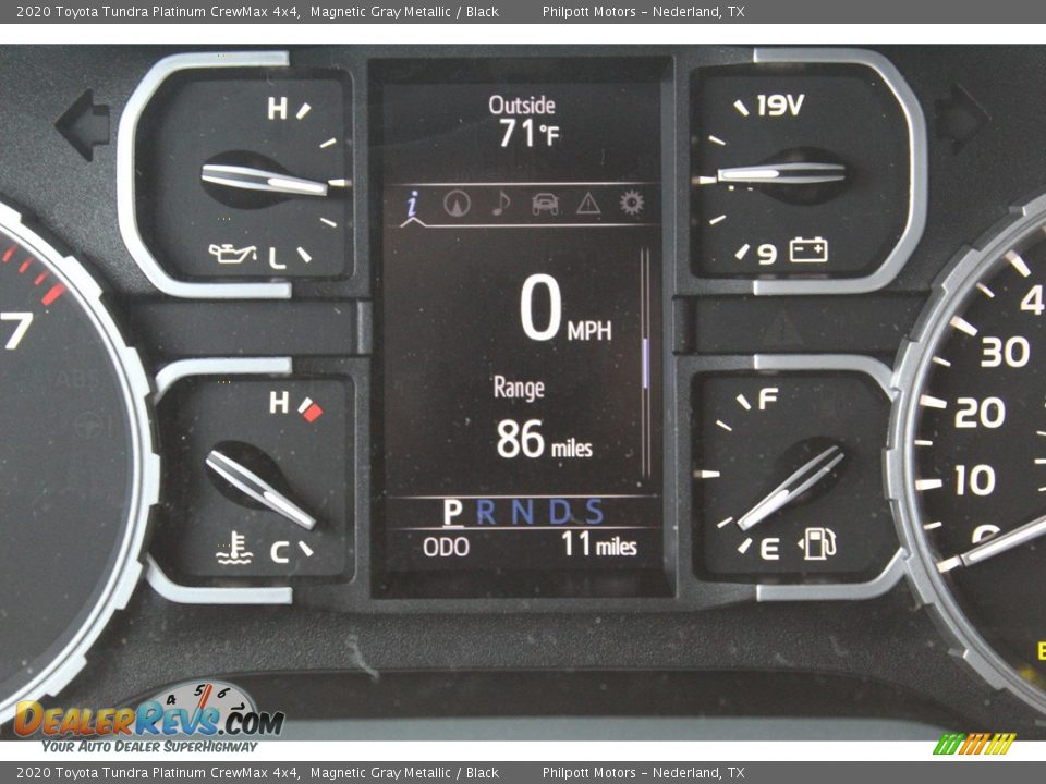 2020 Toyota Tundra Platinum CrewMax 4x4 Magnetic Gray Metallic / Black Photo #14