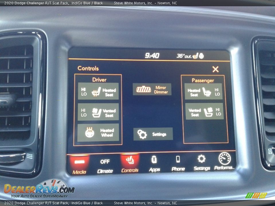 Controls of 2020 Dodge Challenger R/T Scat Pack Photo #23