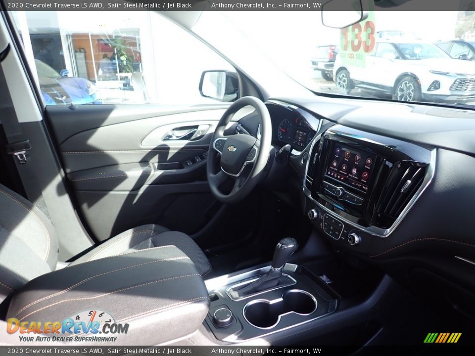 2020 Chevrolet Traverse LS AWD Satin Steel Metallic / Jet Black Photo #10